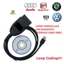 Cable de diagnóstico de VAG Kkl C-O-M 16.8.0 para coches Audi/Seat/VW